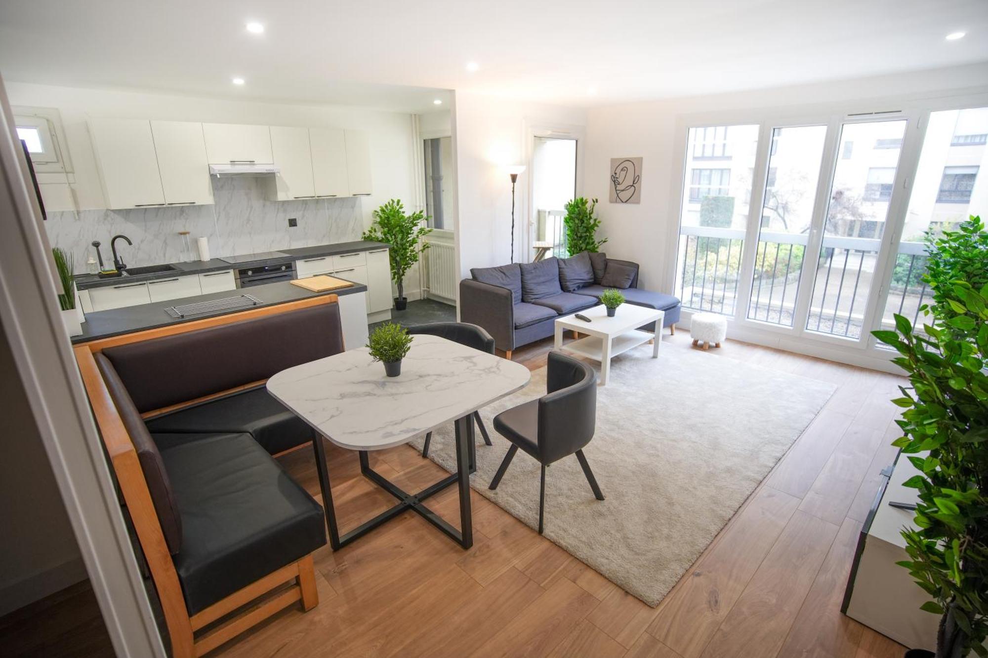 Keyless Appartement Moderne Et Spacieux 90 M2 Parking Chevilly-Larue Exteriör bild